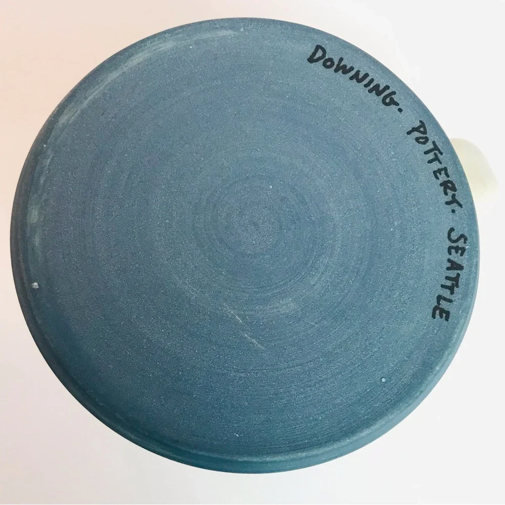 Downing Pottery Bainbridge Island Mug in Dark Blue